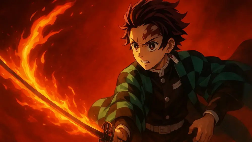 Demon Slayer: Trem Infinito – Tanjiro e seu Impacto Épico