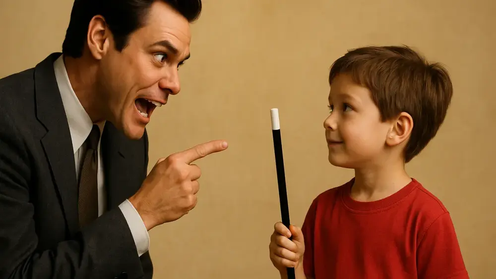 Liar Liar Tom Shadyac Jim Carrey advogado piadas criança mágico