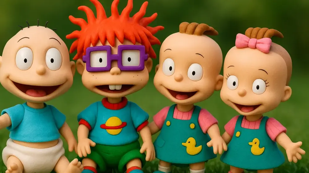 Rugrats Anjinhos 1991 Nickelodeon bebês Tommy Chuckie Phil Lil