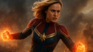 Capitã Marvel de Anna Boden superheroína luta