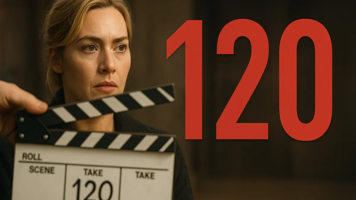 Kate Winslet repetiu cena 120 vezes Kate Winslet repetiu cena 120 vezes