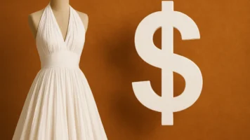 Vestido branco de Marilyn custou quanto?