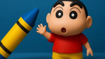 Crayon Shin-chan Filme anual Shin-Ei Animation criança travessa
