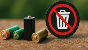 Descartar pilhas e baterias no lixo comum é crime ambiental?