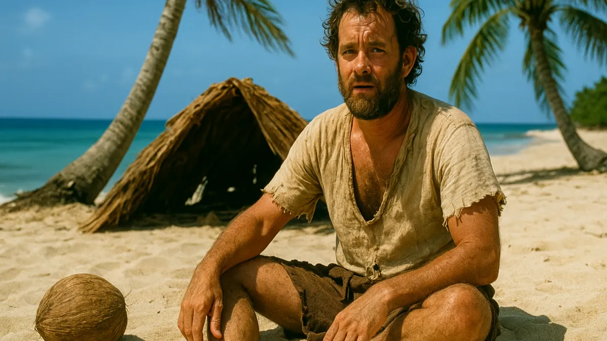 Náufrago de Robert Zemeckis Tom Hanks ilha deserta sobrevivência