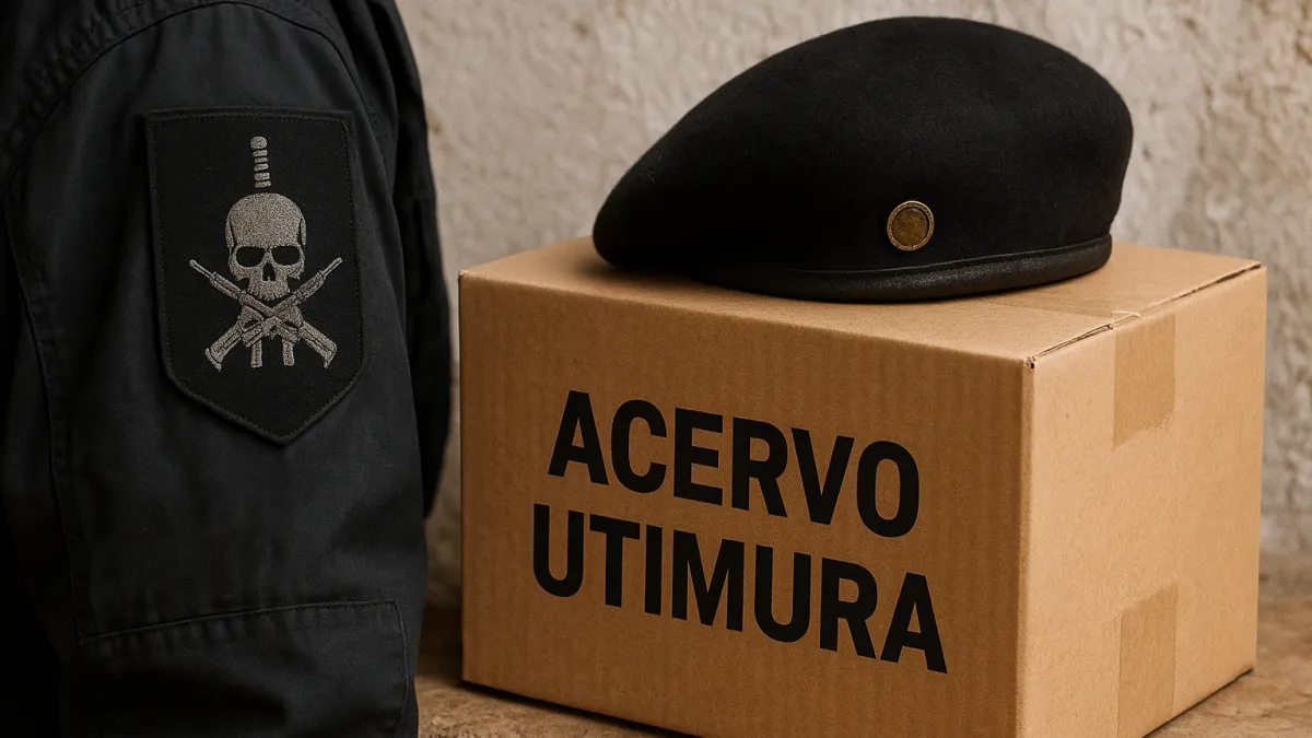 Quando o Acervo Utimura forneceu objetos para Tropa de Elite?