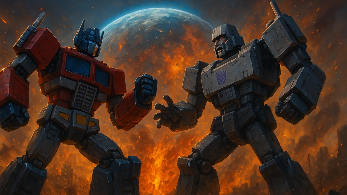Transformers: Robôs gigantes e a batalha que salvou a Terra!