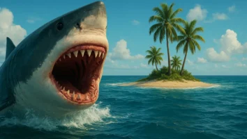 Tubarão de Steven Spielberg ataques ilha terror clássico