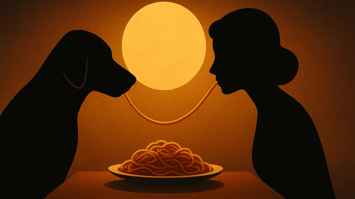 A Dama e o Vagabundo: A cena do espaguete que encantou gerações!