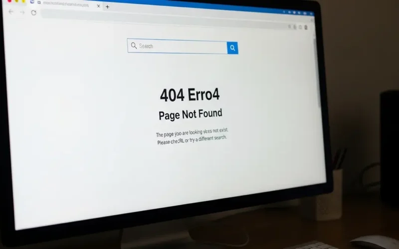 Erro 404: Página ausente no Coren-DF