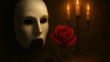 O Fantasma da Ópera: Butler e Rossum no clássico musical.