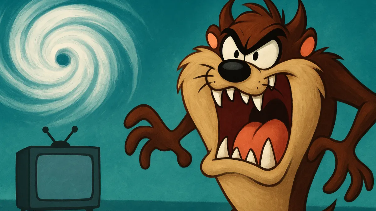 Taz: O Demônio da Tasmânia que criava furacões na TV