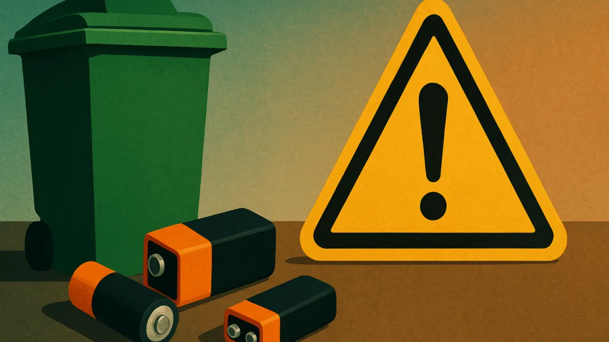 Descartar pilhas e baterias no lixo comum é crime ambiental?