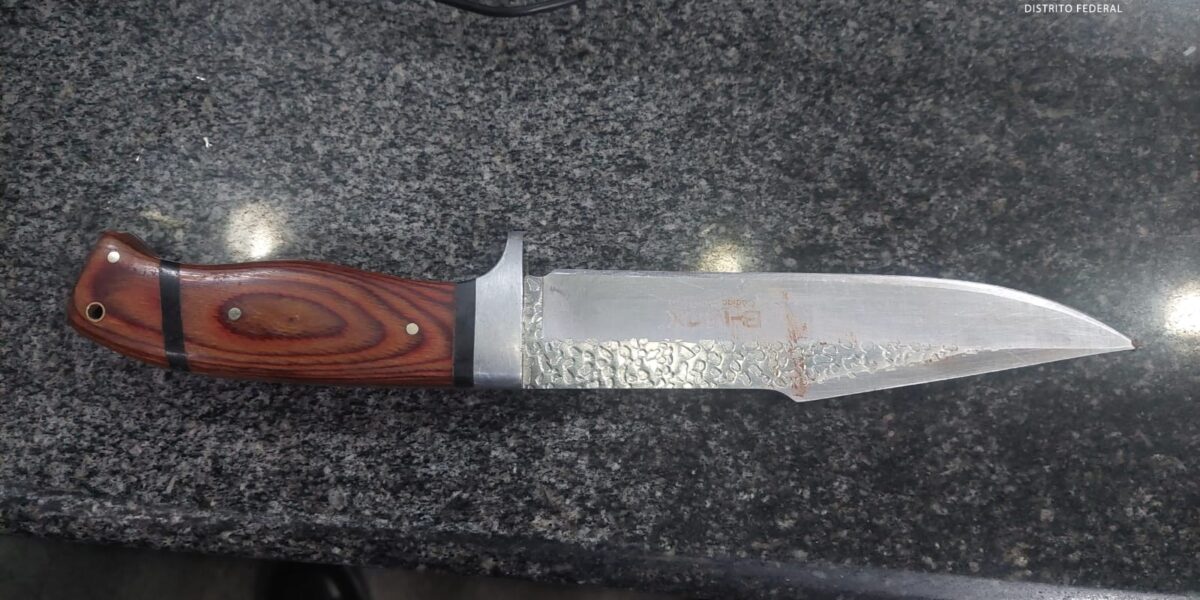 Segurança é esfaqueado em bar no DF; suspeito é preso