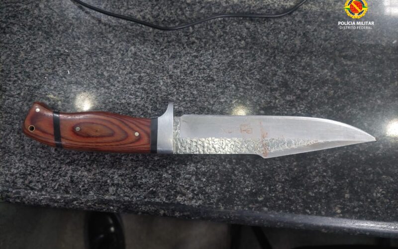 Segurança é esfaqueado em bar no DF; suspeito é preso