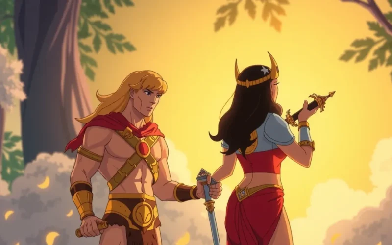 A relação entre os desenhos de He-Man e She-Ra no universo
