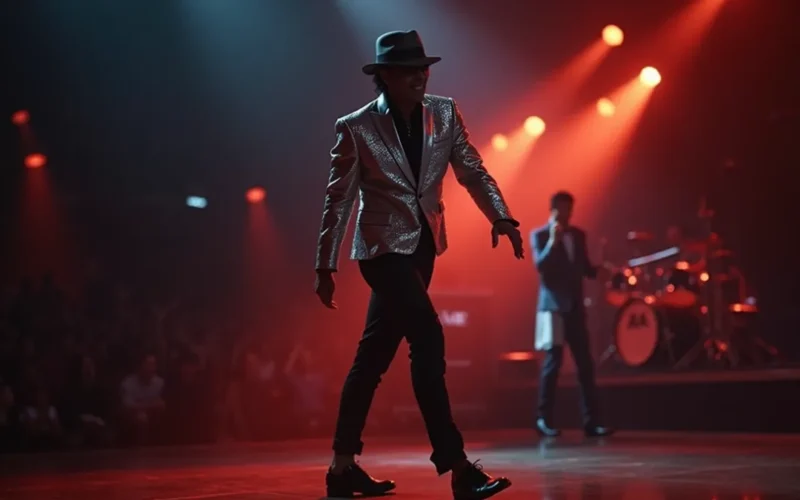 Como o figurino do filme de Michael Jackson foi recriado